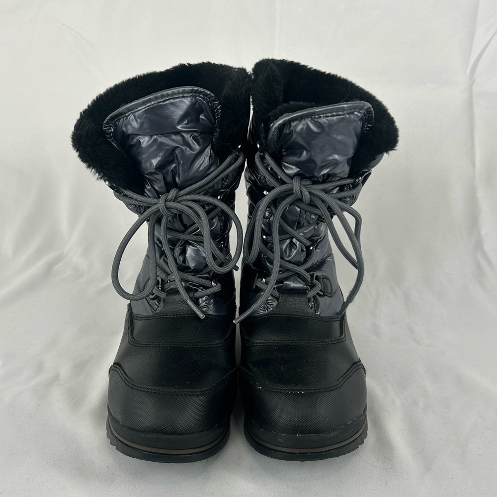 Fleece Faux Fur Lined Winter Snow Boots